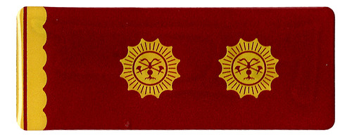 Calco Sticker Dome Jerarquía Comandante