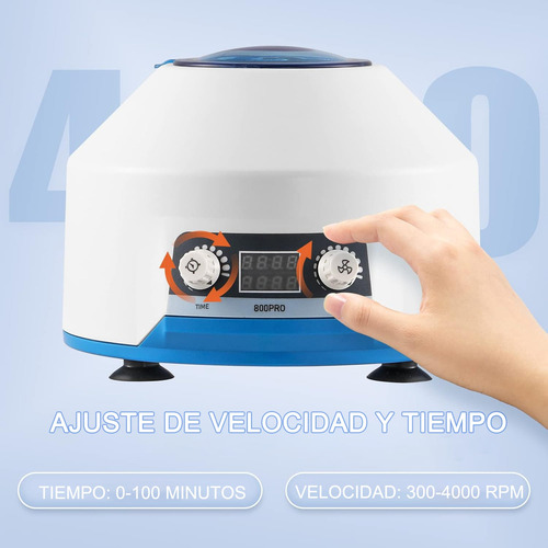 Máquina Centrífuga De 4000 Rpm, 15 Ml X 6 Centrífugas Prp