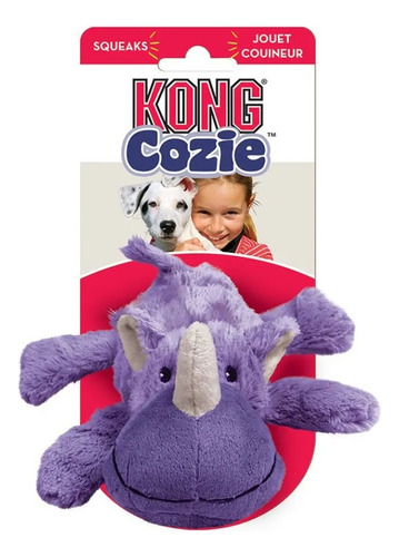 Kong Perro Peluche Cozie Rinoceronte Small