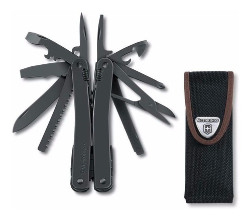 Pinza Multifuncion Victorinox Swisstool Spirit Negro 27 Usos