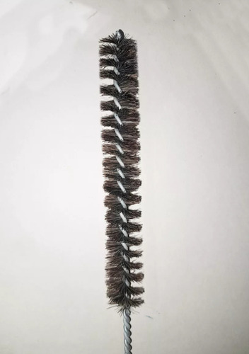 Cepillo Baqueta P/caño-tubería/ 2cm Diam / 50cm Largo Total Todo Cerda Natural X1u