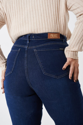 Jean Wide Leg Azul Osc Localizado Alto Talle Grande 38 Al 66