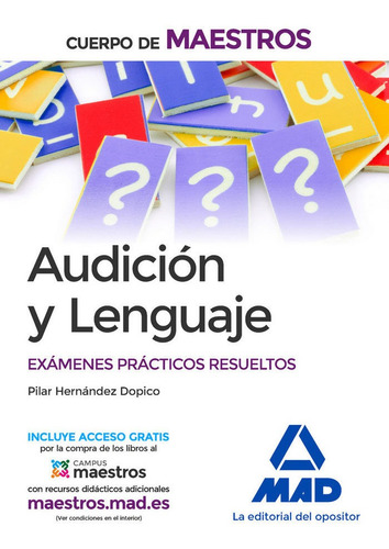 Cuerpo Maestros Audicion Y Lenguaje Examenes Practicos Re...