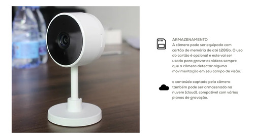 Cámara Wifi de seguridad inteligente Agl Smart Cam Full HD, color blanco