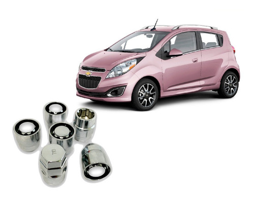 Birlos Tuerca Seguridad Chevrolet Spark 12x1.5 Evita Robo 