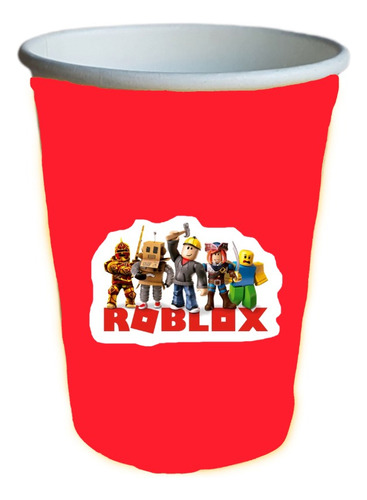 Pack 10 Vasos Descartables Cotillón Roblox