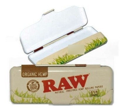 Lata Raw Organic Guarda Porta Papel Seda 1 1/4 Valhalla Grow