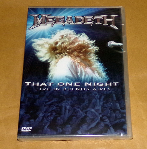 Megadeth That One Night Live In Buenos Aires Dvd Nuevo Kktus