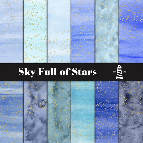 Kit Imprimible Scrap #02 - Sky Full Of Stars