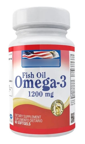 Omega 3 Fish Oil 1200 Mg 60 Sof