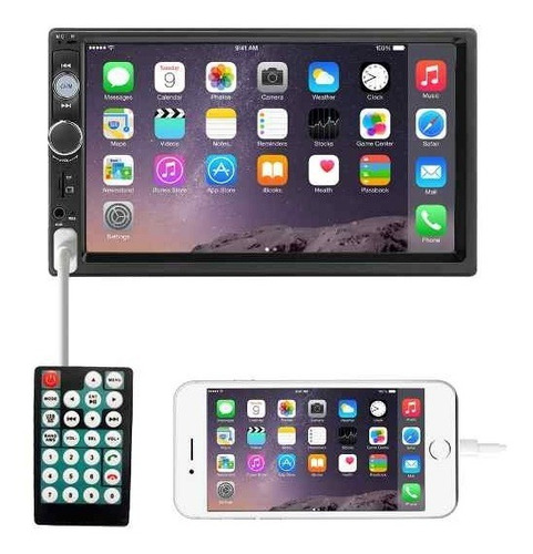 Imagem 3 de 9 de Central Multimídia Mp5 Gol G4 Usb Sd Espelhamento Android