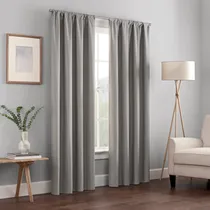 Comprar Cortinas Térmicas Blackout Modernas 107 X 213 Cm Gris