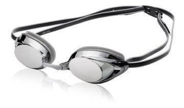 Speedo Vanquisher 2.0 Mirrored Swim Goggle, Silver/grey And