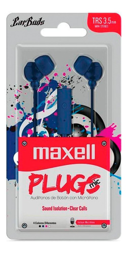 Auriculares Maxell Plugs Mic