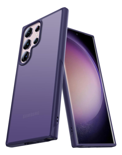 Funda Casekoo Slim Reforzada Para Galaxy S23 Ultra Violeta