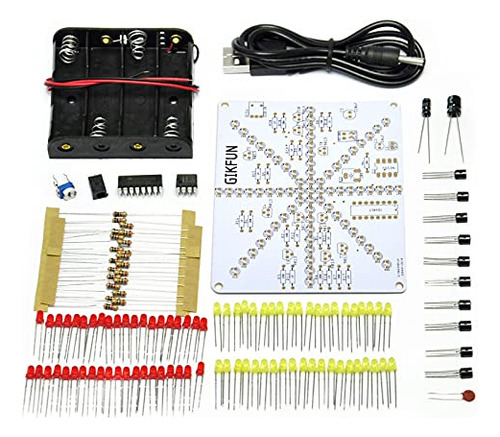 Lámpara Led Intermitente Gikfun, Kit Pcb Diy Gk1020