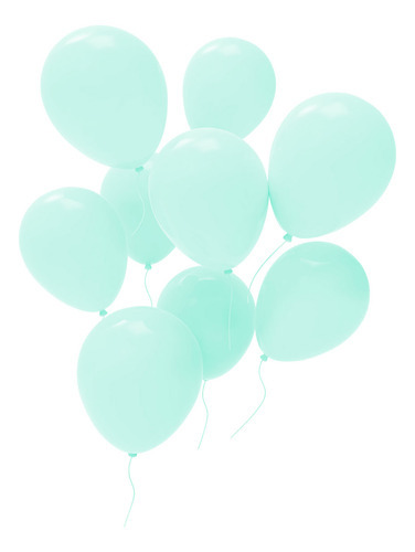 Balão Candy Colorido Festa Aniversário 14 Polegadas 12und Cor Verde