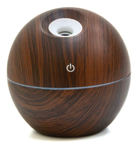 Humidificador Aromatico + Esencia Simil Madera Usb-led 10 Cm