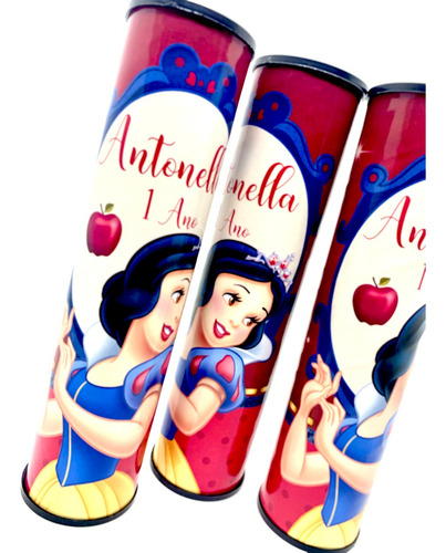 Lembrancinha Personalizada Pega Vareta Branca De Neve 10un