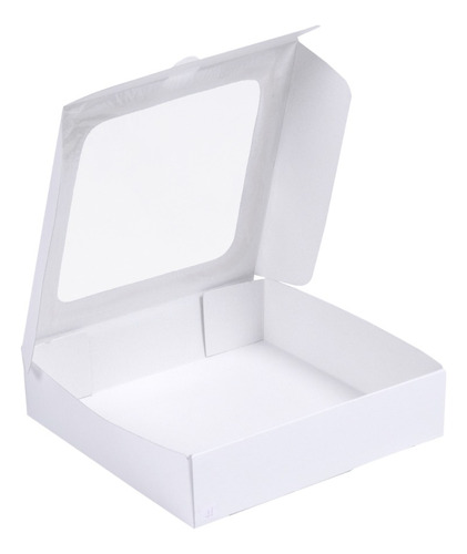 Caja En Carton 16x16x04 Con Visor Y Separadores