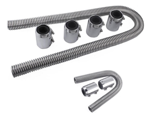 Kit De Mangueras Flexibles De 24 Pulgadas Con 2 Tapas De 60