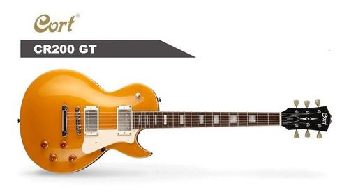 Imagen 1 de 7 de Guitarra Electrica Cort Cr200 Gt Gold Top Clasic Rock