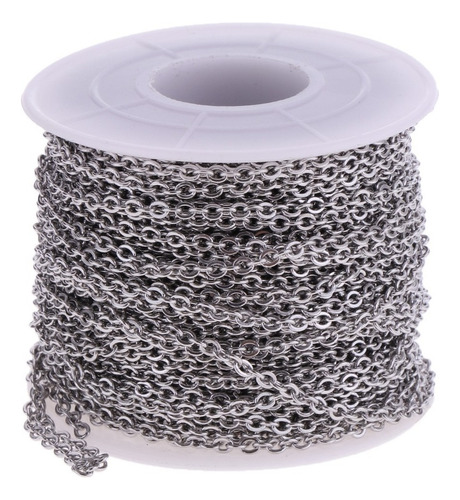 1 Acero Inoxidable 2mm Cadena 10yd / Rollo For Collar