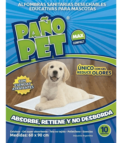 Compact Max 10 U Paño Pet® Alfombra Repuesto Carpet