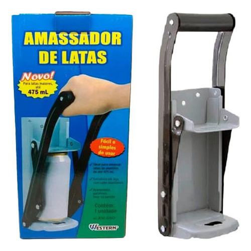 Amassador De Latinha West. P/475ml