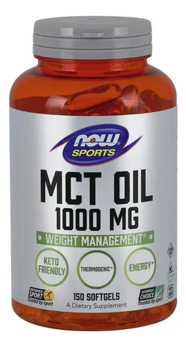 Mct Oil 1000 Termogenico Keto Control Peso Energia Now Usa