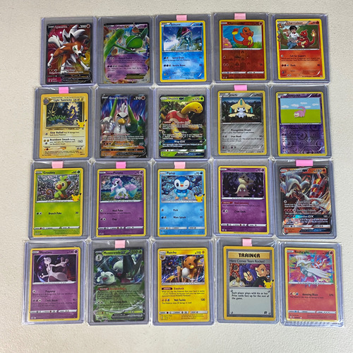 Lote De 20 Cartas Pokemon Tcg Charmander Mewtwo Lote 11