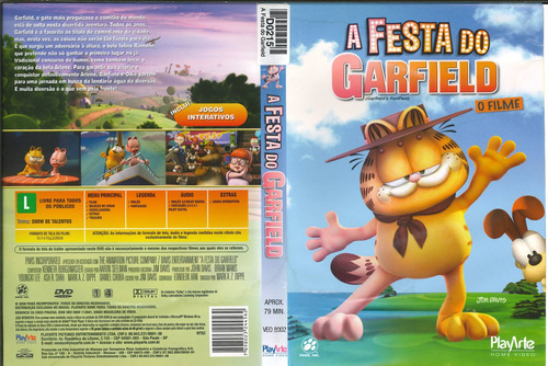 Dvd A Festa Do Garfield Usado