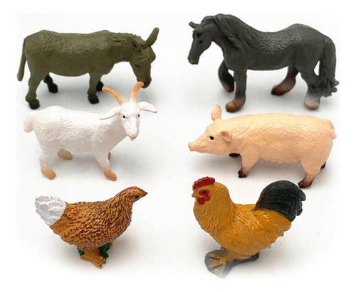 Juguete Figuras Animales De La Granja Selva Dinosaurios An01