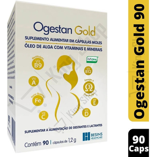 Ogestan Gold C/ 90 Cápsulas - Besins Sabor Without flavor