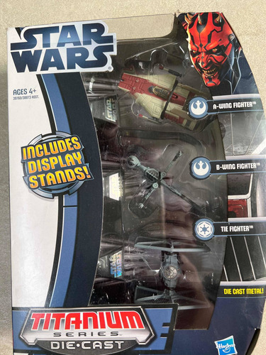 3 Pack Star Wars Die Cast Titanium - Episodio Vi (Usado)