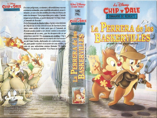 Chip Y Dale La Perrera De Los Baskervilles Vhs Walt Disney