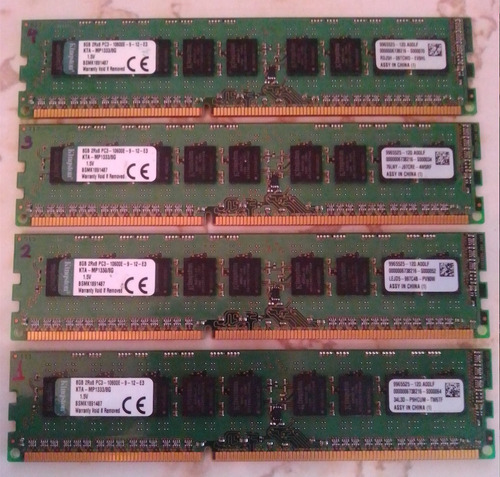 Memoria Ram Servidor 32 Gb (4x8) 2rx8 Pc3l-10600e Ddr3