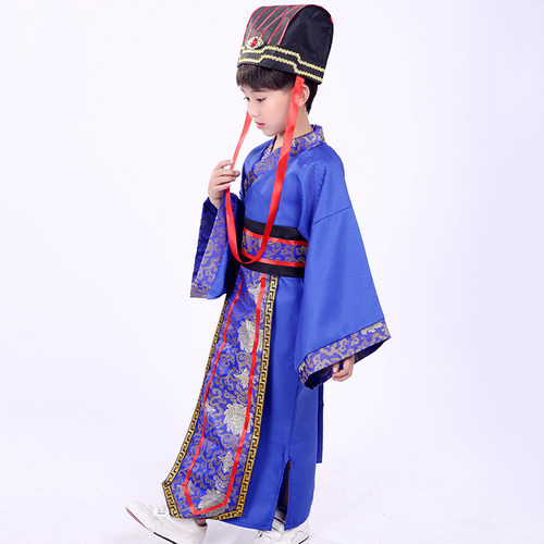 Disfraz Infantil Hanfu, Disfraz De Caballero De La Tela Han