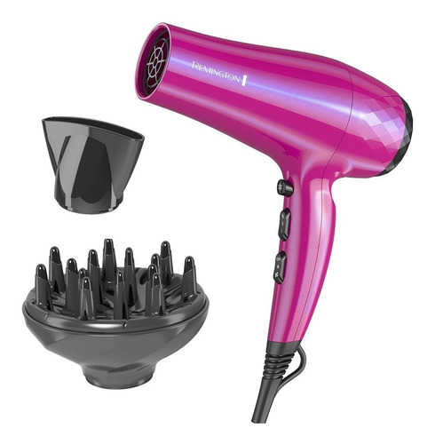  Secador Remington D4122 Fucsia Cabello Diamond Ceramic 