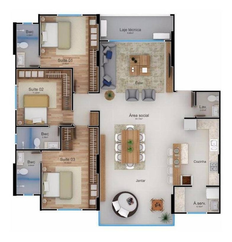 Apartamento À Venda, 137 M² Por R$ 1.934.000,00 - Centro - Balneário Camboriú/sc - Ap0617