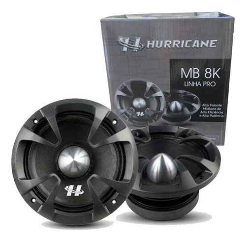 Alto-falantes Mb 8k 8 Ohms - 400w Rms, Cone Papel