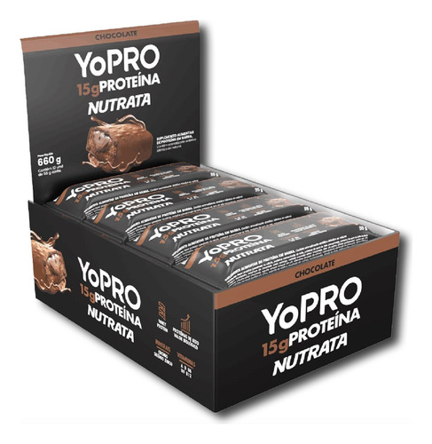 Atacado Nutrata: Barra Yopro Com Vitaminas / Minerais - 5 Un