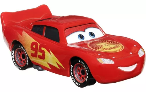 Cars Rayo McQueen Viajero Mattel HKY34 - Juguetes Fancy