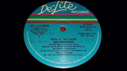 Kool & The Gang Celebremos Vinilo Maxi Uk 1981