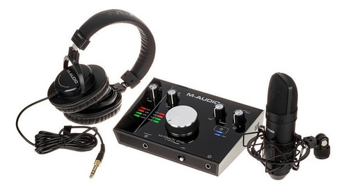 Kit De Gravação M-áudio Mtrakstdpr Interface M-track 2x2