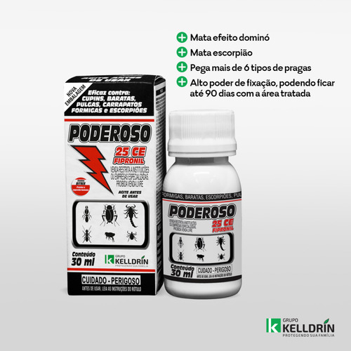 Veneno Para Dedetização De Escorpião Kelldrin 30ml