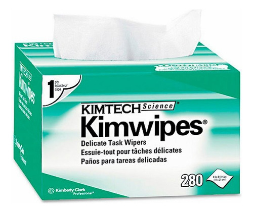 60 X Lenços Anti Estático Kimtech Kimwipe Optico - Nfe