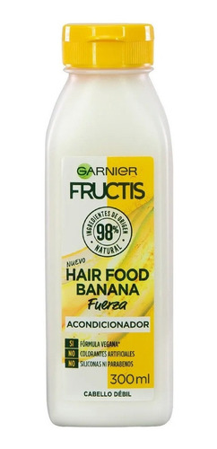 Shampoo + Acodicionador Fructis Hair Food Banana