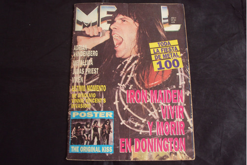 Revista Metal # 101 - Tapa Iron Maiden
