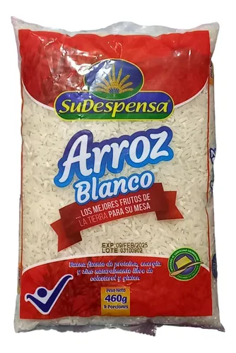 Bolsa De Arroz De 25 Lb C/u De 460g - Kg a $399